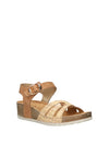 WOMEN'S SANDAL - RIPOSELLA LEATHER - MARINA E WC01BX 2