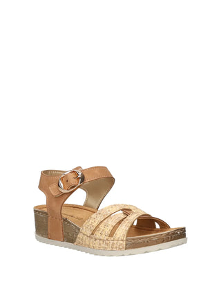 WOMEN'S SANDAL - RIPOSELLA LEATHER - MARINA E WC01BX 2
