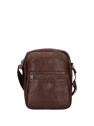 MEN'S SHOULDER BAG - LUMBERJACK BROWN - LKP05MBA0301