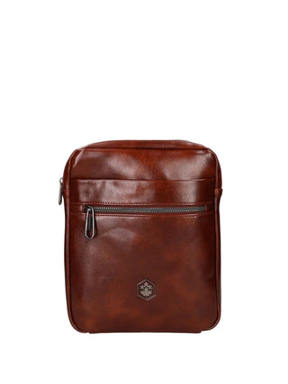 MEN'S SHOULDER BAG - LUMBERJACK BROWN - LKP05MBA1203