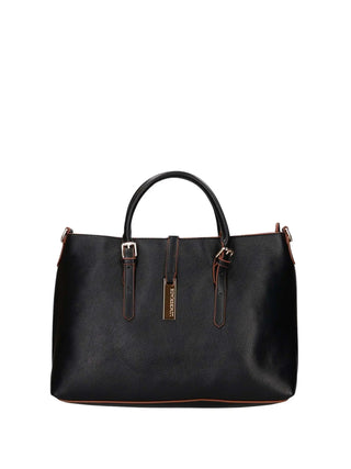 BORSA A MANO DONNA - LUMBERJACK NERO - LKP05WBA0202