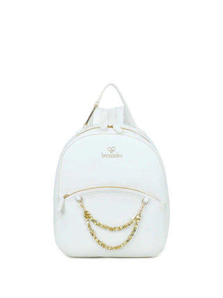 WOMEN'S BACKPACK - BRACCIALINI WHITE - B18814-YY