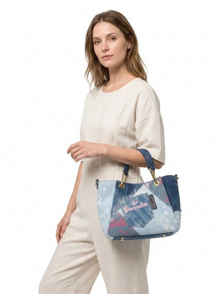 WOMEN'S HANDBAG - BRACCIALINI BLUE - B18820-TY 5