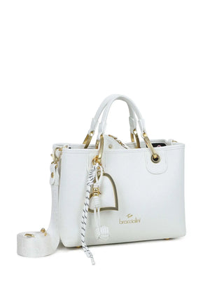 WOMEN'S HANDBAG - BRACCIALINI WHITE - B18841-YY 2