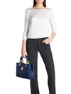 WOMEN'S HANDBAG - BRACCIALINI BLUE - B18851-YY 5