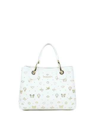 WOMEN'S HANDBAG - BRACCIALINI WHITE - B18881-YY