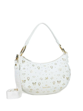 WOMEN'S SHOULDER BAG - BRACCIALINI WHITE - B18882-YY 2