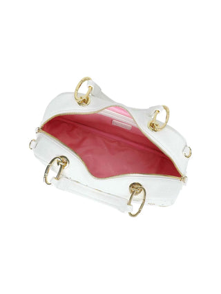 WOMEN'S HANDBAG - BRACCIALINI WHITE - B19113-YY 4