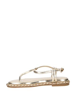 WOMEN'S FLIP FLOPS - IKAROS GOLD - 2532 4