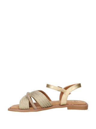 WOMEN'S SANDAL - IKAROS GOLD - 2545 4