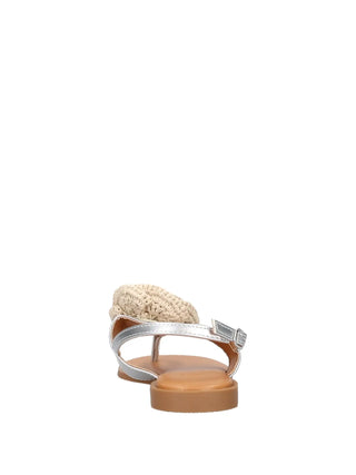 WOMEN'S SANDAL - NINI SILVER - 26130 5
