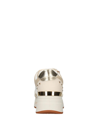 WOMEN'S SNEAKERS - NINI BEIGE-WHITE - 26274 5