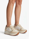 WOMEN'S SNEAKERS - NINI BEIGE-WHITE - 26274 6