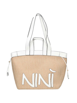 WOMEN'S SHOULDER BAG - NINI WHITE - 26308