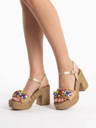 WOMEN'S SANDALS - NINI BEIGE - SS25127 6
