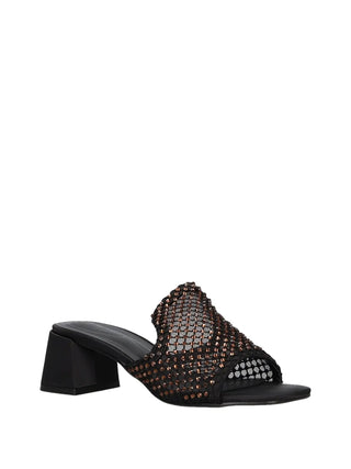 WOMEN'S SHOES - NINI BLACK-GOLD - SS25148 2