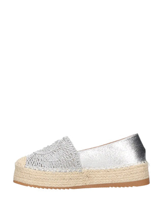 WOMEN'S ESPADRILLES - NINI SILVER - SS25166 4