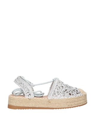WOMEN'S ESPADRILLES - NINI SILVER - SS25168