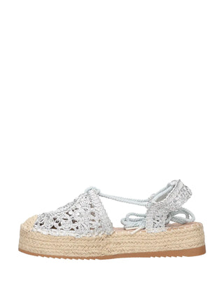 WOMEN'S ESPADRILLES - NINI SILVER - SS25168 4