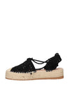 WOMEN'S ESPADRILLES - NINI BLACK - SS25168 4