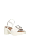 WOMEN'S SANDAL - NINI WHITE - SS25174 2