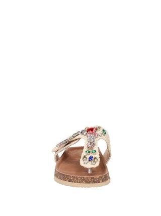 WOMEN'S FLIP FLOPS - NINI BEIGE - SS25197 3