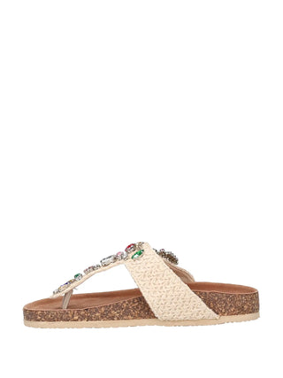 WOMEN'S FLIP FLOPS - NINI BEIGE - SS25197 4