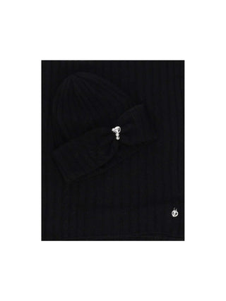 WOMEN'S SCARF + HAT - ATELIER DU SAC BLACK - 18135-000-W5K-A