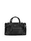 WOMEN'S HANDBAG - BLACK PASH BAG - 18382-WOR-W5B-P 1