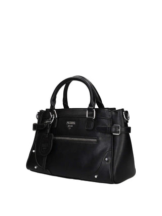 WOMEN'S HANDBAG - BLACK PASH BAG - 18382-WOR-W5B-P 2