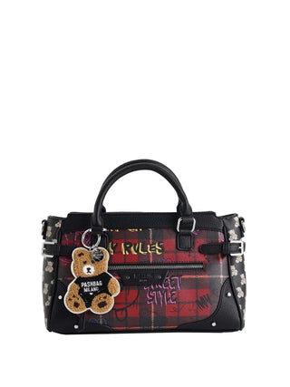 WOMEN'S HANDBAG - PASH BAG MULTI - 18741-MIX-W5B-P