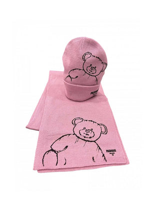 WOMEN'S SCARF + HAT - PASH BAG ROSE - 18970-000-W5K-P