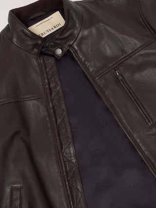 GIUBBOTTO UOMO - TRUSSARDI MARRONE - R301M000054N 4