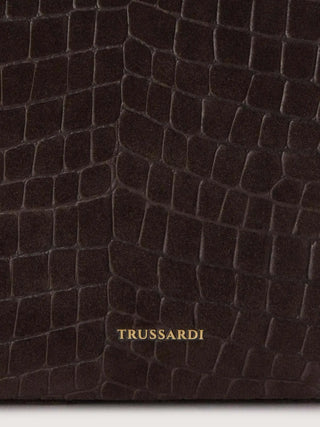 BORSA A SPALLA DONNA - TRUSSARDI MARRONE - Z356E006736N 4