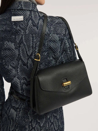 BORSA A SPALLA DONNA - TRUSSARDI NERO - Z377E006770N 5