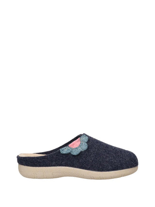 CIABATTA DONNA - CINZIA SOFT BLU - NC035 1