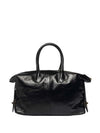 BORSA A MANO DONNA - MARC ELLIS NERO-ORO - SOFTY M NK 3