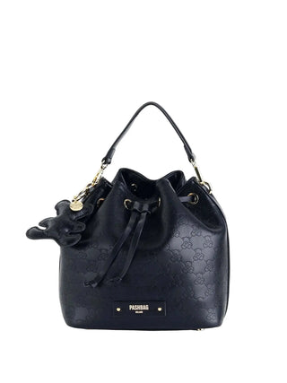 BORSA A MANO DONNA - PASH BAG NERO - 20352-SOH-W6B-P
