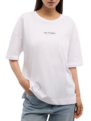 WOMEN'S T-SHIRT - TRUSSARDI WHITE - G0396000268N