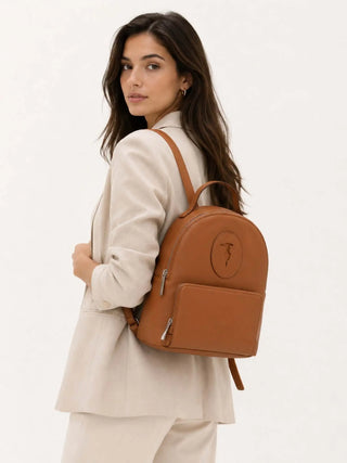 WOMEN'S BACKPACK - TRUSSARDI BROWN - Z658E006572N