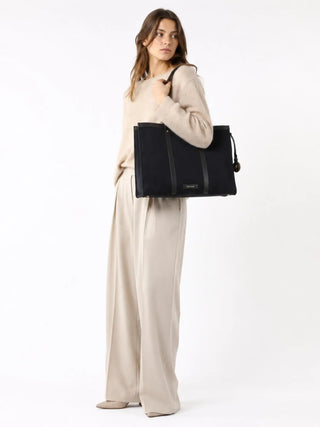 WOMEN'S SHOULDER BAG - TRUSSARDI BLACK - Z769E006470N