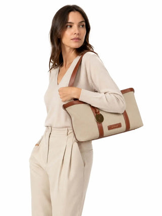 WOMEN'S SHOULDER BAG - TRUSSARDI BEIGE - Z774E006475N 4