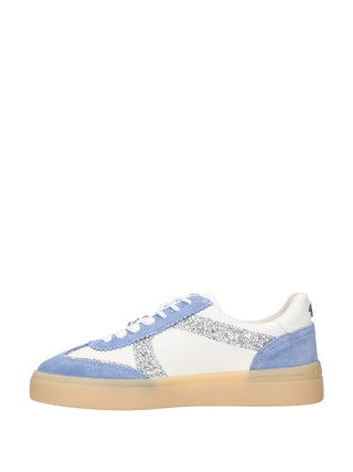 WOMEN'S SNEAKERS - APE PAZZA WHITE-BLUE - S6IRIS02/GLI 4