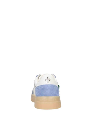 WOMEN'S SNEAKERS - APE PAZZA WHITE-BLUE - S6IRIS02/GLI 5