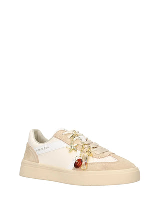 SNEAKERS DONNA - APE PAZZA CREMA - S6IRIS02/LES 2