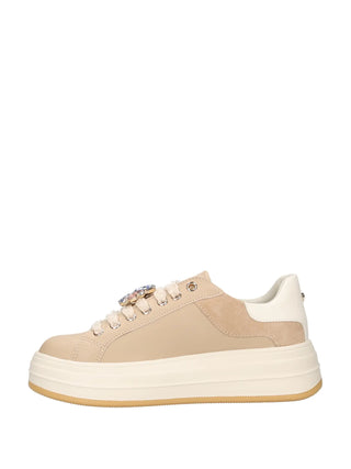 WOMEN'S SNEAKERS - APE PAZZA BEIGE - S6LIFTY15/LES 4