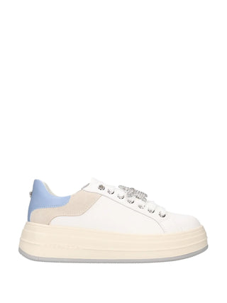 SNEAKERS DONNA - APE PAZZA BIANCO-BLU - S6LIFTY15/LES