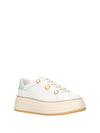 SNEAKERS DONNA - APE PAZZA BIANCO-VERDE - S6LIFTY24/LEA 2