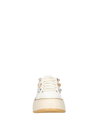 SNEAKERS DONNA - APE PAZZA BIANCO-VERDE - S6LIFTY24/LEA 3