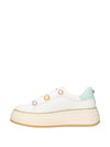 SNEAKERS DONNA - APE PAZZA BIANCO-VERDE - S6LIFTY24/LEA 4